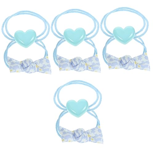 COHEALI 8 Stk Haarband Haarschmuck Cartoon Elastische Haarbänder Boho-haar-armbänder Niedliche Cartoon-haargummis Süßes Haarseil Haarschmuck Für Kinder Bogenhaarseile Schal Kleinkind Süss von COHEALI