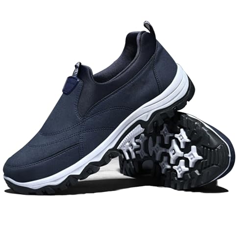COITROZR Orthopädische Schuhe rutschfeste Wanderschuhe Sportschuhe for Herren Bequeme und Schuhe Freizeitschuhe for Herren (Color : Blue, Size : 48 EU) von COITROZR