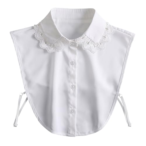 COLLBATH Abnehmbarer Falscher Kragen für Damen Chiffon-bluse Oberteil Dekorativer Kunstkragen Halbhemden Ankleide-outfit COLLBATH Abnehmbarer Falscher Kragen für Damen Chiffon-bluse Oberteil Dekorativer Kunstkragen Halbhemden Ankleide-outfit von COLLBATH