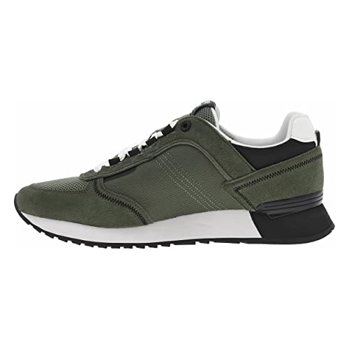 COLMAR Scarpe Uomo Sneaker Travis Sport Bold 052 Suede/Tessuto Military Green US23CO04 41 von Colmar