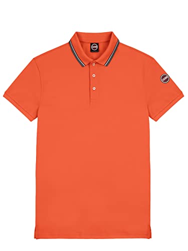 Colmar Poloshirt für Herren, Orange, Modell 7659N-7XH, 100% Baumwolle, Orange, Large von COLMAR