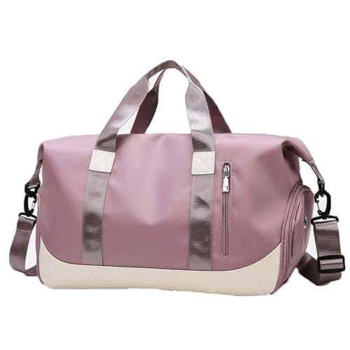 COLseller Faltbare Reisetasche für Herren & Damen Handgepäck Tasche Weekender Bag Wasserabweisende Weekender Gym Travel Bag Handgepäck Tasche Trainingstasche für Damen Herren,Pink von COLseller