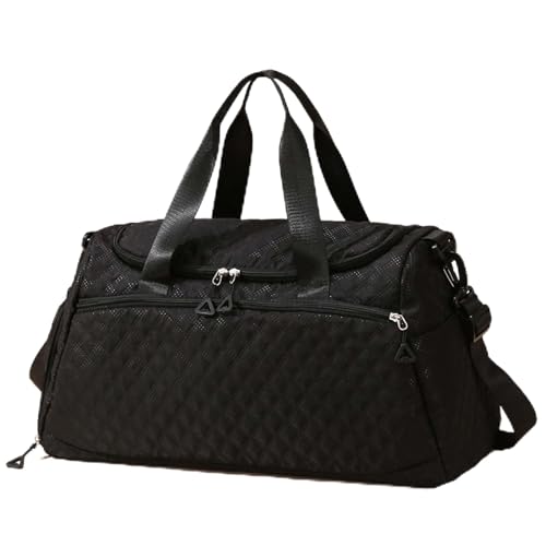 COLseller Faltbare Reisetasche für Herren & Damen Weekender Bag Wasserabweisende Weekender Gym Travel Bag Handgepäck Tasche Trainingstasche für Damen Herren,Black von COLseller