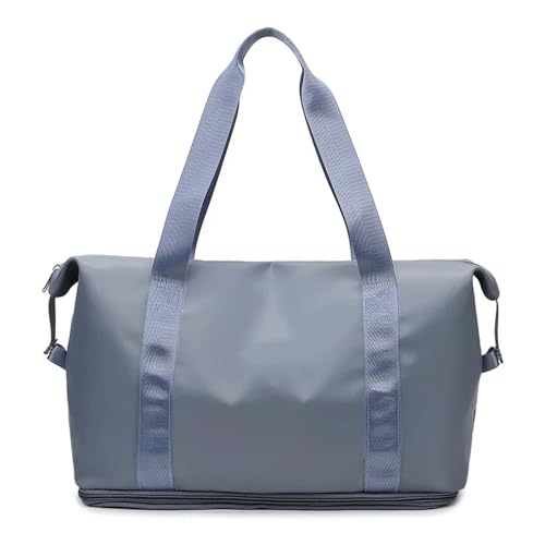 COLseller Reisetasche Damen, Sporttasche Damen Herren mit Schuhfach, Travel Bag Weekender Herren für Reisen, Urlaub Übernachtung, Krankenhaus, Camping,Blue von COLseller