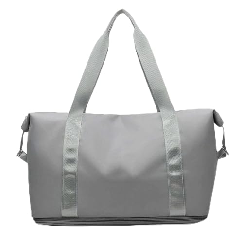 COLseller Reisetasche Damen, Sporttasche Damen Herren mit Schuhfach, Travel Bag Weekender Herren für Reisen, Urlaub Übernachtung, Krankenhaus, Camping,Gray von COLseller