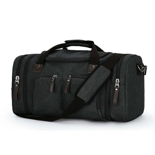 COLseller Reisetasche Damen Sporttasche mit Schuhfach und Nassfach Travel Duffle Bag Weekender Herren für Reisen, Urlaub Übernachtung, Krankenhaus, Camping,B von COLseller