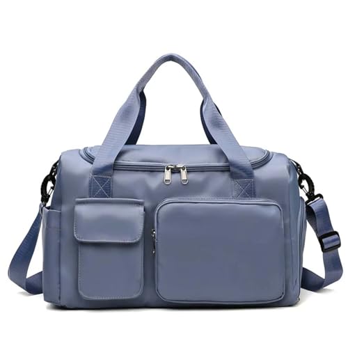 COLseller Reisetasche Damen Weekender Übernachtungstasche mit Schuhfach Gepäcktasche Große Wasserdicht Sporttasche für Herren Damen,Blue von COLseller