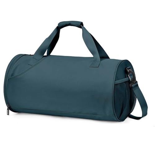 COLseller Reisetasche mit Schuhfach Damen Sporttasche Weekender Groß Handgepäck Tasche für Flugzeug für Reisen wasserdichte Tragetasche, Camping,Blue von COLseller