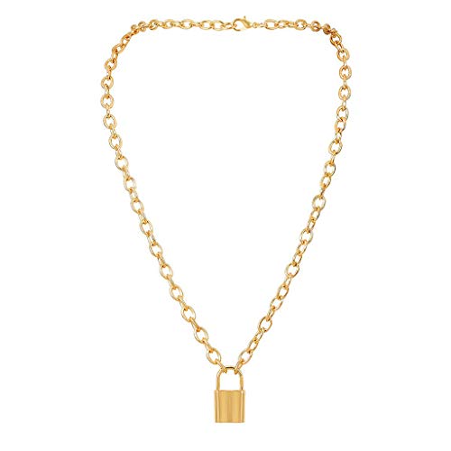 COMIOR Schmuck Halskette Damen Silber Gold Sperren Schlüssel Anhänger Halsketten Mehrschichtig Geschichtete Verstellbar Lange Kette Geschenk für Frauen von COMIOR