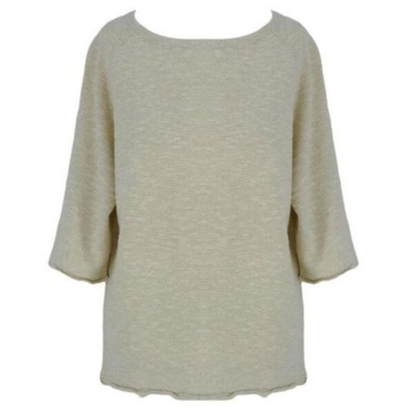 CON_STANT Pullover 1/2-Arm 50% Baumwolle (kbA), 33% Leinen, 17% Seide (peacesilk) von CON_STANT