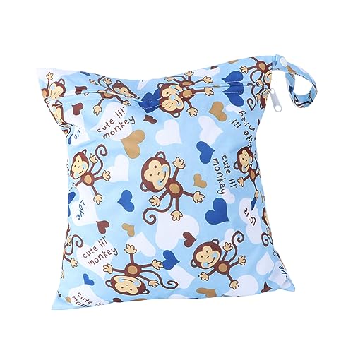 COOLHIYA Baby windelbeutel Baby Diaper Bag Zippered Diaper Bag wasserdichte Wickeltasche Baby-Wickeltaschen Baby Wickeltasche waschbare Wickeltasche Baby Tuch von COOLHIYA