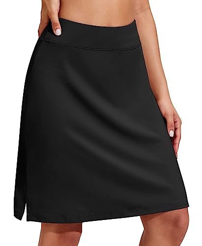 COOrun Fahrradrock Damen Golf Skort Running Wanderrock mit Innenhose Und Tasche Funktionsrock für Trainning Fitness Schwarz,XXL COOrun Fahrradrock Damen Golf Skort Running Wanderrock mit Innenhose Und Tasche Funktionsrock für Trainning Fitness Schwarz,XXL von COOrun