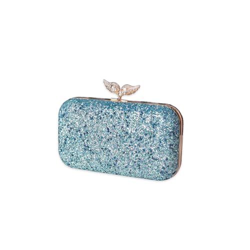 CORIOS Damen Perlen Clutch Tasche Luxus Pailletten Abendtasche Hochzeit Brautbörse Strass Portemonnaie Tasche Elegante Handtasche Kette Schultertasche Abendparty Geldbörse Umhängetasche Blau CORIOS Damen Perlen Clutch Tasche Luxus Pailletten Abendtasche Hochzeit Brautbörse Strass Portemonnaie Tasche Elegante Handtasche Kette Schultertasche Abendparty Geldbörse Umhängetasche Blau von CORIOS