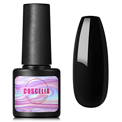 COSCELIA Gel Nagellack UV, 7ml UV Nagellack Soak Off UV Nägel Nail Polish, UV Nagel Gel Nagellack DIY für Frauen Mädchen CS01 von COSCELIA