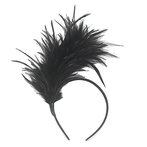 COSFAN 1920er Fascinator,Federn Stirnband für Frauen,Fascinator Stirnband,Tea Party,Cocktail,Gatsby,Halloween,Hochzeit Kopfbedeckung von COSFAN