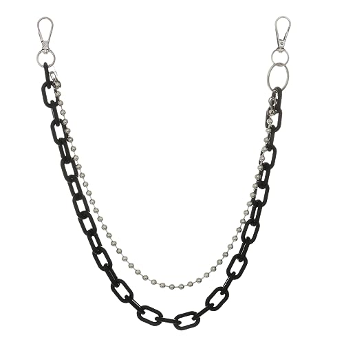 COSMEVIVI Geometrische Punk Taillenkette mit Runden Perlen Extravaganter Hüftgürtel für Erwachsene für Hip Hop Anlässe COSMEVIVI Geometrische Punk Taillenkette mit Runden Perlen Extravaganter Hüftgürtel für Erwachsene für Hip Hop Anlässe von COSMEVIVI