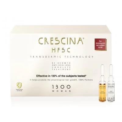 CRESCINA HFSC TRANSDERMIC technology ampoule complex for restoring hair growth and against hair loss for Men, 500, N 10+10 von CRESCINA