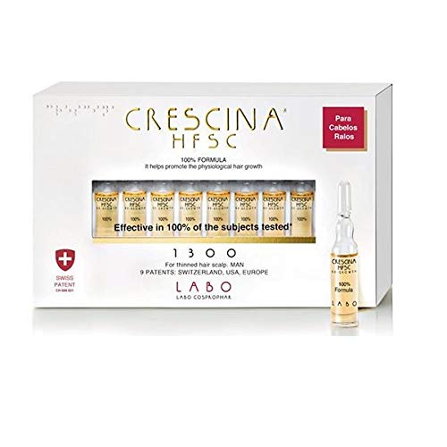 Crescina HFSC Haarwuchs für Männer Dosierung 1300 in 10 Fläschchen von CRESCINA