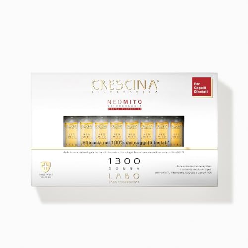 Crescina Transdermic NEO MITO Ri-Wachstum Behandlung für dünner werdendes Haar 1300 Damen 20 Ampullen von CRESCINA