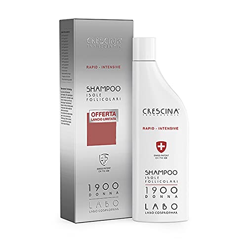 Crescina Transdermic Rapid Intensive Inseln Shampoo für dünner werdendes Haar 1900 für Damen, 150 ml von CRESCINA