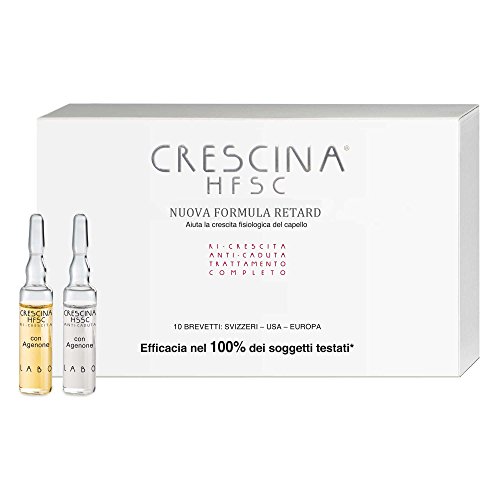 LABO CRESCINA Behandlung komplett nachwachsend Absturzsicherung Haar HFSC 200 RETARD Herren 10 + 10 AMPULLEN von CRESCINA