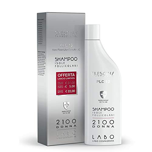 Labo CRESCINA Follikuläre Inseln PLC 12 Shampoo für Haarwuchs, 2100 für Damen, 150 ml von CRESCINA