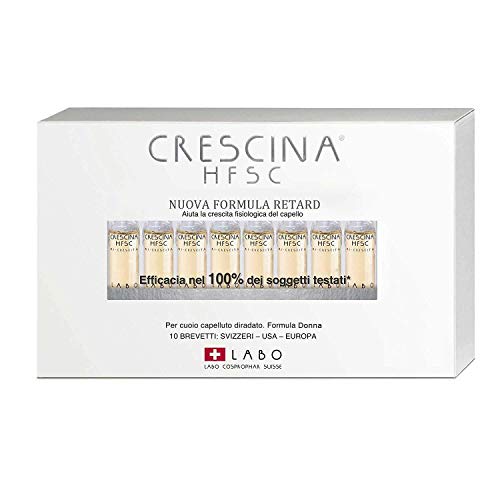 Labo Crescina Ri-Crescita HFSC Retard 1300 Damen-Anti-Haarausfall, 20 Ampullen von CRESCINA