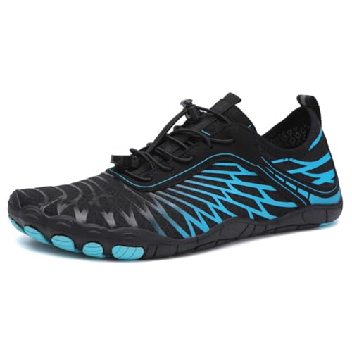 CRGANGZY Aqua-Schuhe, atmungsaktiv, Tauch-Sneaker, Outdoor-Zubehör, Watschuhe for Damen und Herren (blau 40) von CRGANGZY