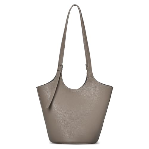 CRGANGZY Slouchy Hobo-Taschen for Damen, großes Fassungsvermögen, PU-Designer-Umhängetasche, einfarbig, stilvolle Tragetasche, verstellbarer Riemen zum Einkaufen, Pendeln (03) von CRGANGZY