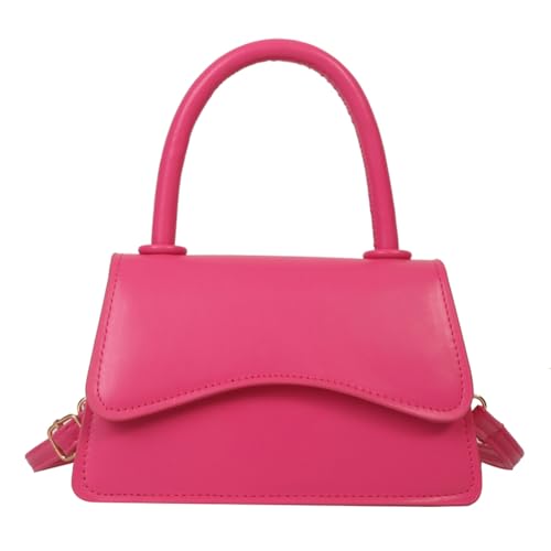 CRGANGZY Vielseitige Abendtasche mit Klappe, modische Tragetasche, Damen-Umhängetasche, All-Match-Schultertasche, Geldbörse, tägliche Dating-Geldbörse (Roségold) von CRGANGZY