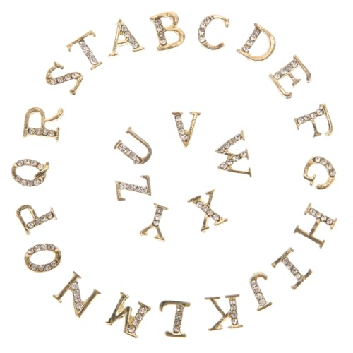 CRILSTYLEO 1satz Maniküre Zubehör Alloy Buchstaben Nagel Sticker Dekorative Nail Art Strass Alphabet Aufkleber Für CRILSTYLEO 1satz Maniküre Zubehör Alloy Buchstaben Nagel Sticker Dekorative Nail Art Strass Alphabet Aufkleber Für von CRILSTYLEO
