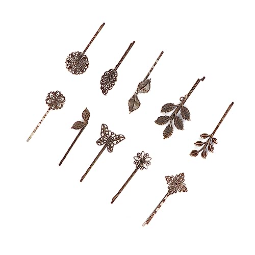 CRILSTYLEO 10 Stück Haarschmuck Metall Haarnadel Bobby Pin Damen Haarspangen Dekorative Haarspangen von CRILSTYLEO