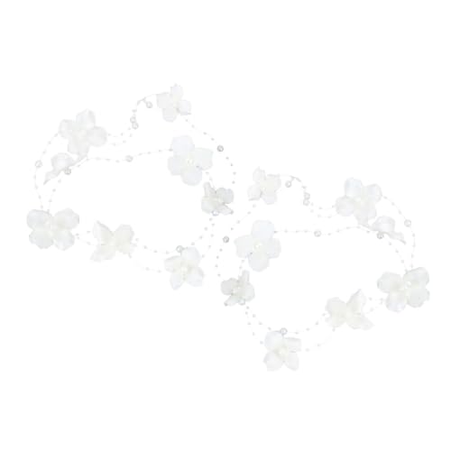 CRILSTYLEO 2stücke Braut Haarschmuck Blumen Stirnbänder Romantische Kopfaccessoires Für Hochzeiten Weißes Design Und Hautfreundlich Für Brautkleid Und Fotoshootings CRILSTYLEO 2stücke Braut Haarschmuck Blumen Stirnbänder Romantische Kopfaccessoires Für Hochzeiten Weißes Design Und Hautfreundlich Für Brautkleid Und Fotoshootings von CRILSTYLEO