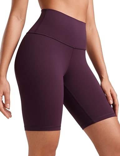 CRZ YOGA Butterluxe Damen Radlerhose Kurze Sporthose High Waist Yoga Sommer Shorts Laufshorts Fitness Hose - 20cm Dunkellila 36 CRZ YOGA Butterluxe Damen Radlerhose Kurze Sporthose High Waist Yoga Sommer Shorts Laufshorts Fitness Hose - 20cm Dunkellila 36 von CRZ YOGA