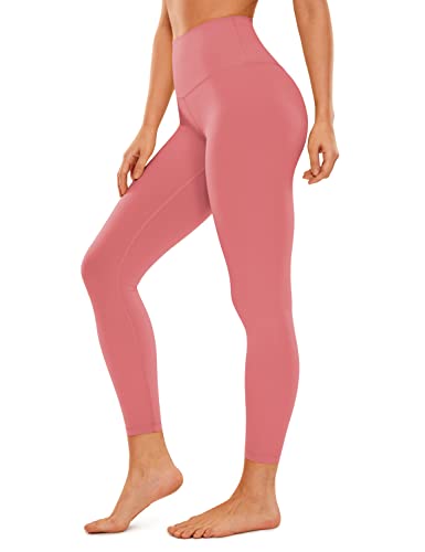 CRZ YOGA Butterluxe Damen High Waist Yoga Leggings - 64cm Weiche Blickdicht Leggins Workout Fitness Sport Gym Yogahose Briar Rose 38 von CRZ YOGA