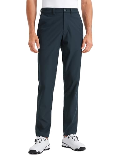 CRZ YOGA Herren Golfhose Schnelltrocknend Anzughose Stretch Hose Sporthose Jogginghose Atmungsaktive Golf Trousers -81cm Echte Marine 40W CRZ YOGA Herren Golfhose Schnelltrocknend Anzughose Stretch Hose Sporthose Jogginghose Atmungsaktive Golf Trousers -81cm Echte Marine 40W von CRZ YOGA