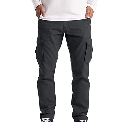 CSHE Cargohose Herren Praktische Baumwolle Arbeitshosen Männer Outdoor Twill Sportlicher Passform Jogginghose Vielseitige Taktisch TrainingshoseArbeit Hosen Herren von CSHE