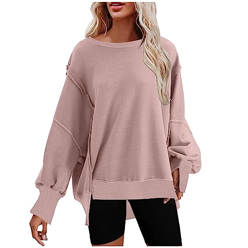 CSKJ Geschenkgutschein Amazon Damen Sweatshirt Langarmshirt Rundhals Tops Damen Teenager Mädchen Vintage Pullover Oberteile Top, Rosa, XL CSKJ Geschenkgutschein Amazon Damen Sweatshirt Langarmshirt Rundhals Tops Damen Teenager Mädchen Vintage Pullover Oberteile Top, Rosa, XL von CSKJ