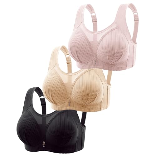 Damen Push Up BH Mit Spitze Gepolstert Plunge Bügel Vollschalen BHS Gemoldete Cups von CSKJ