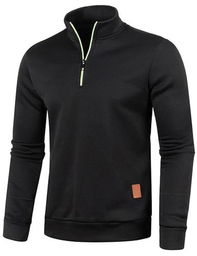 Half Zip Stehkragen Pullover Herren Ohne Kapuze Männer für Solid Arbeitspullover Oversize Winter Sport Casual Sweater Men Frühling Herbst Langarmshirt V Ausschnitt Slim fit Solide Basic Pulli Half Zip Stehkragen Pullover Herren Ohne Kapuze Männer für Solid Arbeitspullover Oversize Winter Sport Casual Sweater Men Frühling Herbst Langarmshirt V Ausschnitt Slim fit Solide Basic Pulli von CSKJ