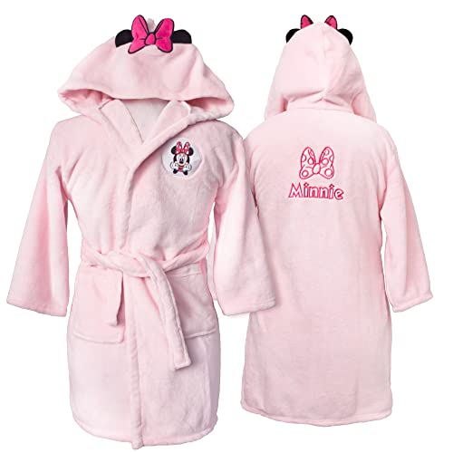 Disney Home Minnie Morgenmantel für Mädchen, 6 – 8 Jahre, Öko-Tex, Bademantel für Kinder, Mädchen, aus weichem Fleece, Rosa, Rosa, 2-4 Jahre Disney Home Minnie Morgenmantel für Mädchen, 6 – 8 Jahre, Öko-Tex, Bademantel für Kinder, Mädchen, aus weichem Fleece, Rosa, Rosa, 2-4 Jahre von CTI