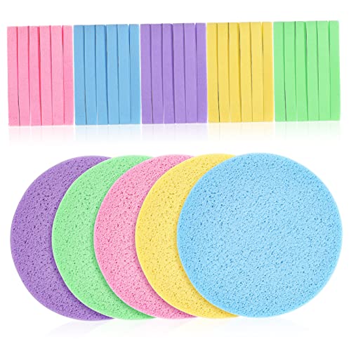 CTIRCHIU 120Stücke Komprimierte Gesichtsschwämme Weiche Reinigungsschwämme für Make Up Entfernung und Gesichtsreinigung für Damen und Mädchen Bunten Farben CTIRCHIU 120Stücke Komprimierte Gesichtsschwämme Weiche Reinigungsschwämme für Make Up Entfernung und Gesichtsreinigung für Damen und Mädchen Bunten Farben von CTIRCHIU