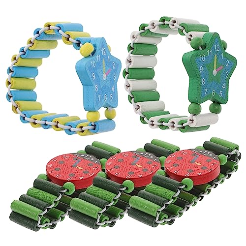 CTIRCHIU 5stücke Holzuhren Spielzeug Für Junge Mädchen Kreatives Zeitspielzeug Für Eltern-junge Mädchen-interaktion Zeitbewusstsein Zu Fördern Aus Umweltfreundlichem Holz Zufällige CTIRCHIU 5stücke Holzuhren Spielzeug Für Junge Mädchen Kreatives Zeitspielzeug Für Eltern-junge Mädchen-interaktion Zeitbewusstsein Zu Fördern Aus Umweltfreundlichem Holz Zufällige von CTIRCHIU