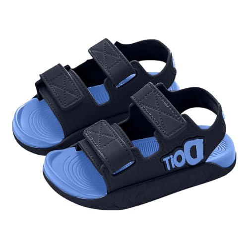 CUTeFiorino Baby Sandale Junge 12 Monate Süße, solide Sandalen für den Innenbereich für Mädchen und Elefanten Sandalen Junge 30 (Black, 10-11 Years) von CUTeFiorino