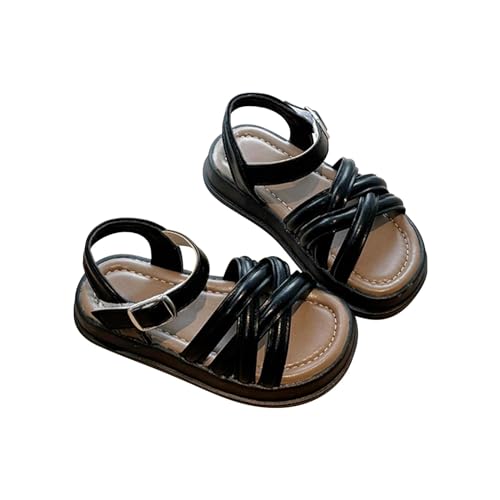 CUTeFiorino Blau Kinder-Posh-Sandale, bequeme flache Sandale, Sommerschuhe und Vintage-Plateau-Sandalen Eva 34 (Black, 5-5.5 Years) von CUTeFiorino