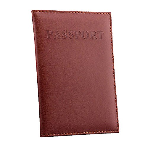 CUTeFiorino Camcorder Taschen Organiser Passport Card Beautiful Protector-Deditierter ID-Halter Reisedecken Autopflege Taschen (Brown, One Size) von CUTeFiorino