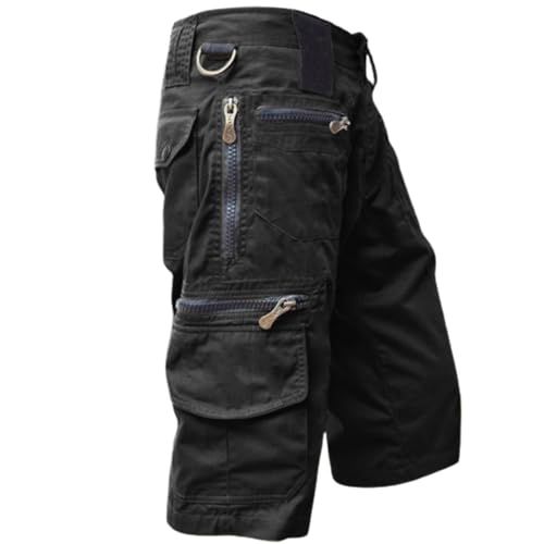 CUTeFiorino Cargohose Herren Kurz, Cargoshorts Sommer Kurze 3/4 Hosen Sport Knielang Hosen Stretch Baumwolle Freizeithose Mit Zipper Taschen Latzhose Camouflage Beige Chino Hose S-5XL CUTeFiorino Cargohose Herren Kurz, Cargoshorts Sommer Kurze 3/4 Hosen Sport Knielang Hosen Stretch Baumwolle Freizeithose Mit Zipper Taschen Latzhose Camouflage Beige Chino Hose S-5XL von CUTeFiorino