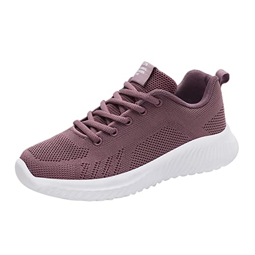 CUTeFiorino Damenschuhe 36 Auktion Turnschuhe Turnschuhe Komfort Damen Freizeitschuhe Damen Grau Wanderschuhe Lady Easy Schuhe Italienische Schuhe Damen (Purple, 38) von CUTeFiorino