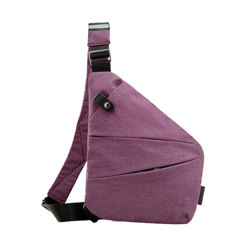 CUTeFiorino Design Taschen Persönliche Taschentasche für Reisen Persönliche Taschentasche für Männer Persönliche Flex-Tasche Schärpentasche Schultertasche Tennishose Damen Mit (Purple, One Size) von CUTeFiorino
