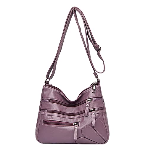 CUTeFiorino Göttliche Komödie Taschen Crossbody-Geldbörsen für Frauen Lässige Umhängetasche mit verstellbarem Riemen Große Taschen Damen Günstig (Purple, One Size) von CUTeFiorino